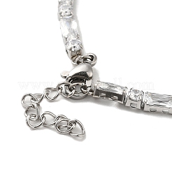 Теннисный браслет из кубического циркония&nbsp;BJEW-M301-03P