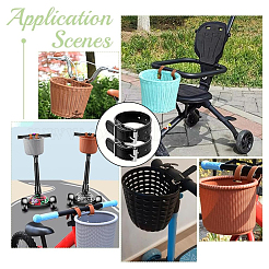 4 пара ремней для велосипедной корзины из искусственной кожи&nbsp;AJEW-CL0001-32A