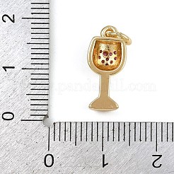 Латунные микро проложить кубического циркония подвески&nbsp;KK-Z123-09G