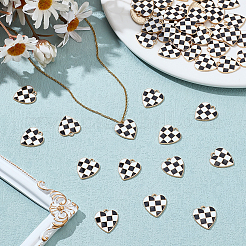 50 шт. Подвески из сплава с эмалью&nbsp;ENAM-ME0001-16