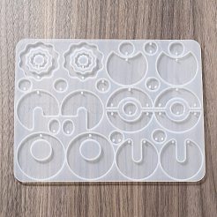 Силиконовые Молды для подвесок неправильной Молды своими руками&nbsp;DIY-M047-01D