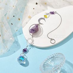 Грубые необработанные самородки натурального аметиста&nbsp;HJEW-JM01839-02