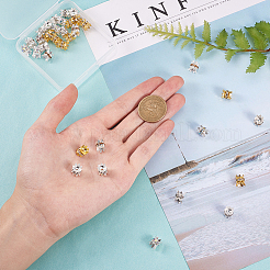 Латунные горный хрусталь шарик крышки&nbsp;RB-PH0008-20