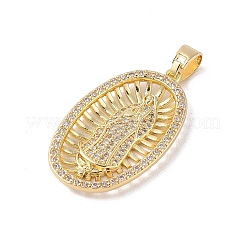 Латунные подвески с фианитами&nbsp;KK-Z050-20G