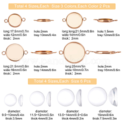 Набор для самостоятельного изготовления плоских круглых звеньев&nbsp;DIY-SC0018-10