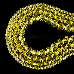 4 нить 4 вида прозрачных стеклянных бусин&nbsp;GLAA-TA0002-56B