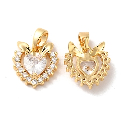 Латунные микро проложить кубического циркония подвески KK-M243-21G