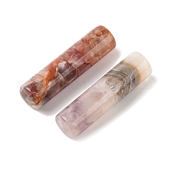 Подвески из натурального аметиста и кружевного агата&nbsp;G-A244-06