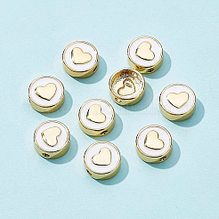 Латунь эмаль бисера&nbsp;KK-BC0004-57