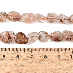 Нити бусин из натурального рутилированного кварца&nbsp;G-P568-C10-01