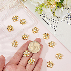 12шт латунные подвески с микропаве и кубическим цирконием&nbsp;KK-BBC0022-84