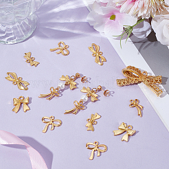 100 шт. подвески и звенья из сплава в виде банта&nbsp;FIND-GA0004-85