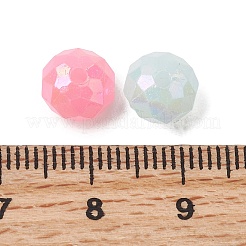 Непрозрачные акриловые бусины с УФ-покрытием&nbsp;OACR-G058-15B