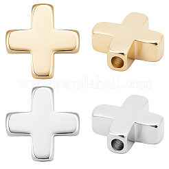 40шт 2 цвета латунные бусины&nbsp;KK-BBC0022-64