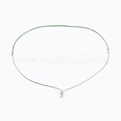 Регулируемое корейское изготовление ожерелья из вощеного полиэстера&nbsp;AJEW-JB00493