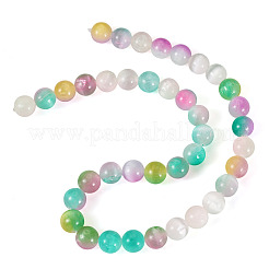 1 нить бусины из натурального селенита&nbsp;G-TA0002-87A