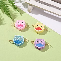 Окрашенные аэрозольной краской деревянные соединительные шармы&nbsp;PALLOY-JF01427-07