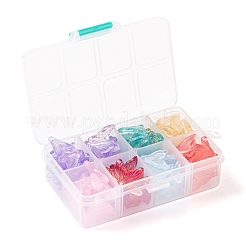 120 шт. Прозрачные стеклянные подвески&nbsp;GLAA-LS0001-01