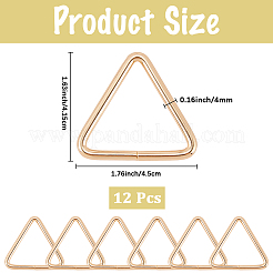 12 шт. треугольные железные соединительные кольца&nbsp;IFIN-CP0002-96LG