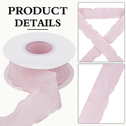 Лента из полиэстера с рюшами длиной 10 м для пришивания украшений&nbsp;OCOR-WH20007-02C