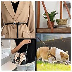 2 м плоский двусторонний ремешок из искусственной кожи с рисунком личи&nbsp;LC-WH0010-01C-04