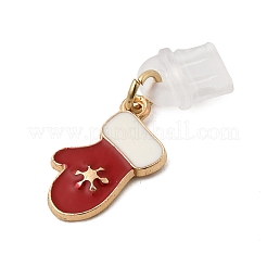 Рождественская тема сплав эмаль подвеска мобильный ремешок&nbsp;HJEW-JM03451