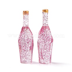 Муляж бутылки из прозрачной смолы кабошон&nbsp;RESI-E025-03D