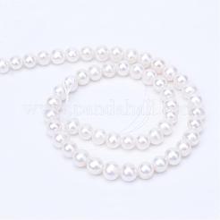 Нити из натурального культивированного пресноводного жемчуга PEAR-R063-11