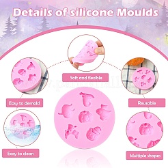 1 набор из 2 силиконовых форм 2 стилей на тему Хэллоуина для поделок своими руками&nbsp;ST-CJ0007-72