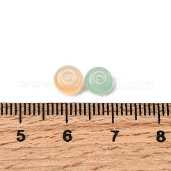 Выпечка расписные стеклянные бусины имитация нефрита&nbsp;DGLA-C005-A01-3x6mm-01