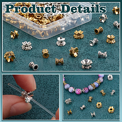 120шт 10 стиля колпачки из сплава в тибетском стиле&nbsp;FIND-PH0020-93