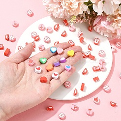 50шт бусины из полимерной глины ручной работы&nbsp;CLAY-YW0002-30