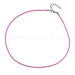 Воском хлопка ожерелье шнура материалы&nbsp;LS-MAK-S034-010