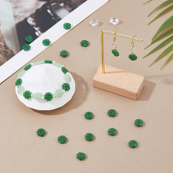 100 шт. Искусственные нефритовые стеклянные бусины&nbsp;GLAA-HS0001-10A