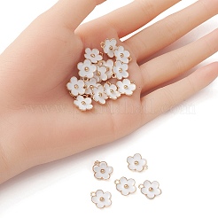 Подвески из эмалевого сплава с покрытием из легкого золота&nbsp;ENAM-YW0002-20A