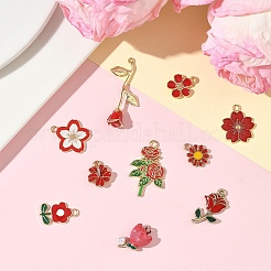 10шт 10 стиля подвески из сплава с эмалью&nbsp;ENAM-YW0006-83