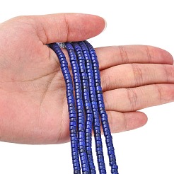 Синтетических нитей бирюзовые бусы&nbsp;TURQ-G110-4x2mm-05