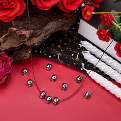 10 шт. бусины из хирургической нержавеющей стали 316 на Хэллоуин&nbsp;STAS-ME0002-89