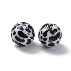 Непрозрачные акриловые бусины&nbsp;OACR-Q102-01F