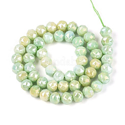 Антикоррозийные гальванические стеклянные бусины&nbsp;GLAA-N010-8mm-13