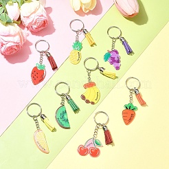 Наборы для изготовления акриловых брелоков с фруктами своими руками&nbsp;DIY-FS0006-80