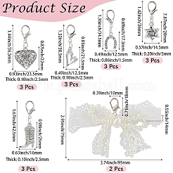 17 шт. 6 стиля&nbsp;HJEW-GF0001-52