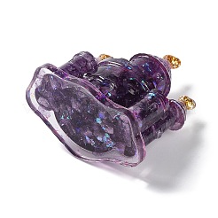 Украшения для выставки товаров из смолы&nbsp;DJEW-PW0021-36G