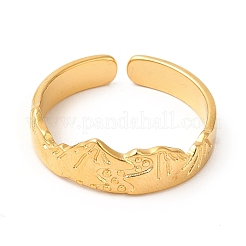 Ионное покрытие(ip) 201 нержавеющая сталь открытое манжетное кольцо&nbsp;RJEW-E063-41G