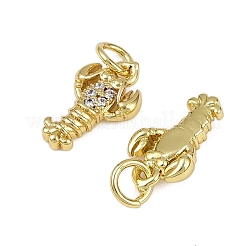 Латунные микро проложить кубического циркония подвески&nbsp;KK-I358-042G