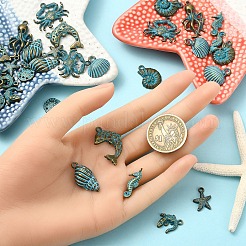 30шт 10 стиля подвески из сплава в тибетском стиле&nbsp;FIND-YW0007-08