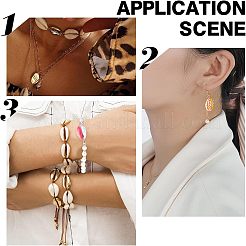 40 шт. 8-цветные бусины из натуральной ракушки каури&nbsp;SHEL-NB0001-08