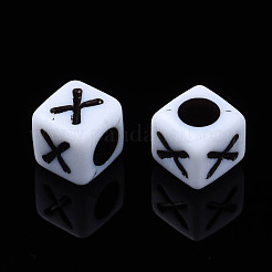 Непрозрачные акриловые бусины&nbsp;SACR-S273-35A-01