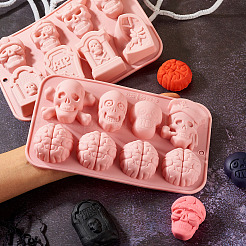 2 шт. 2 стиля пищевые силиконовые Молды&nbsp;SIL-TA0002-17