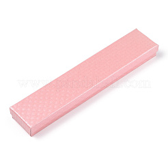 Шкатулки для ожерелья из фактурного картона с ромбами&nbsp;CBOX-T006-03E